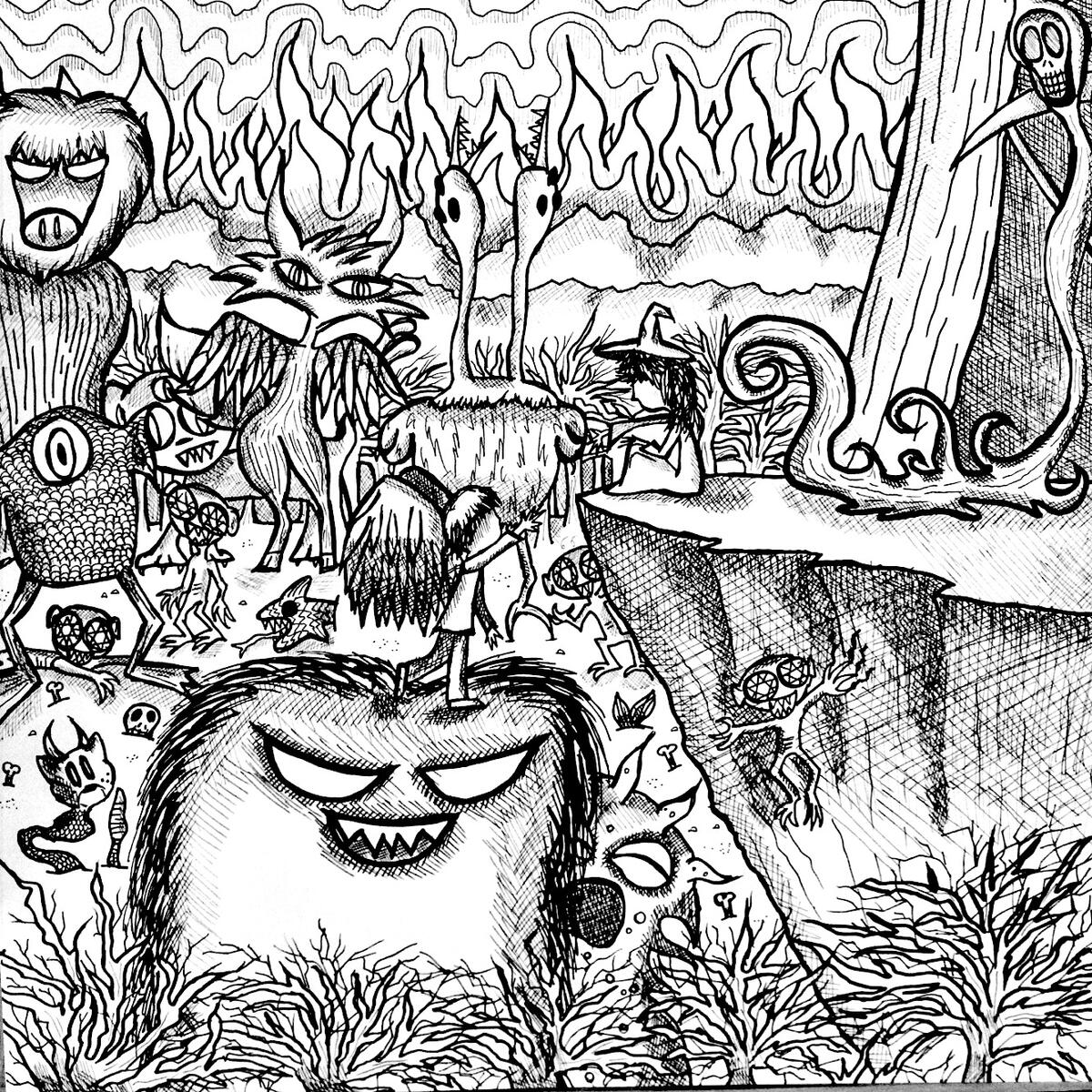 Sakura Pigma Micron ink on paper. Boston, Massachusetts. Ca. 2018.